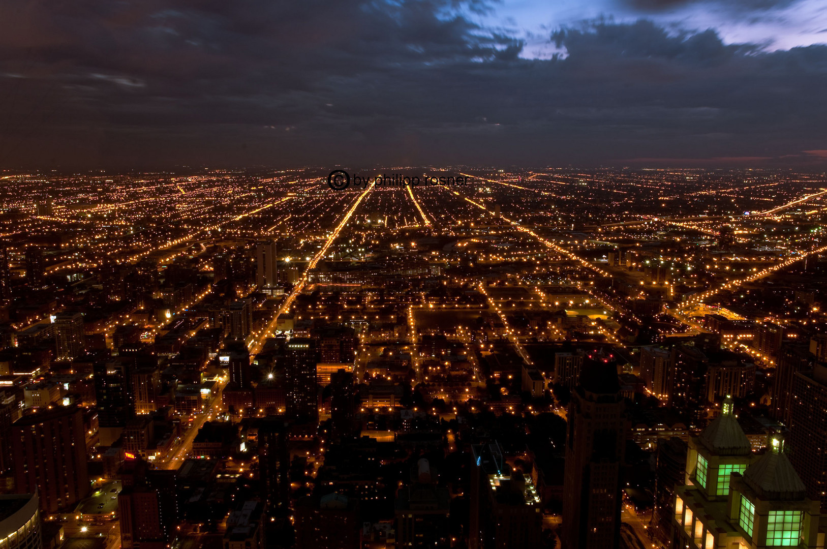 chicago at night