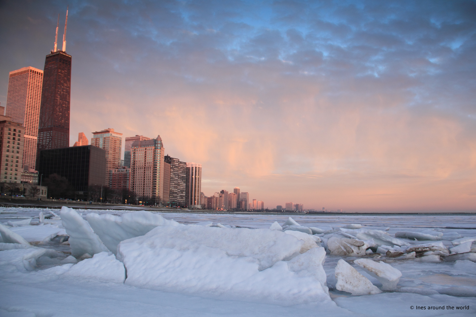 Chicago at sunrise