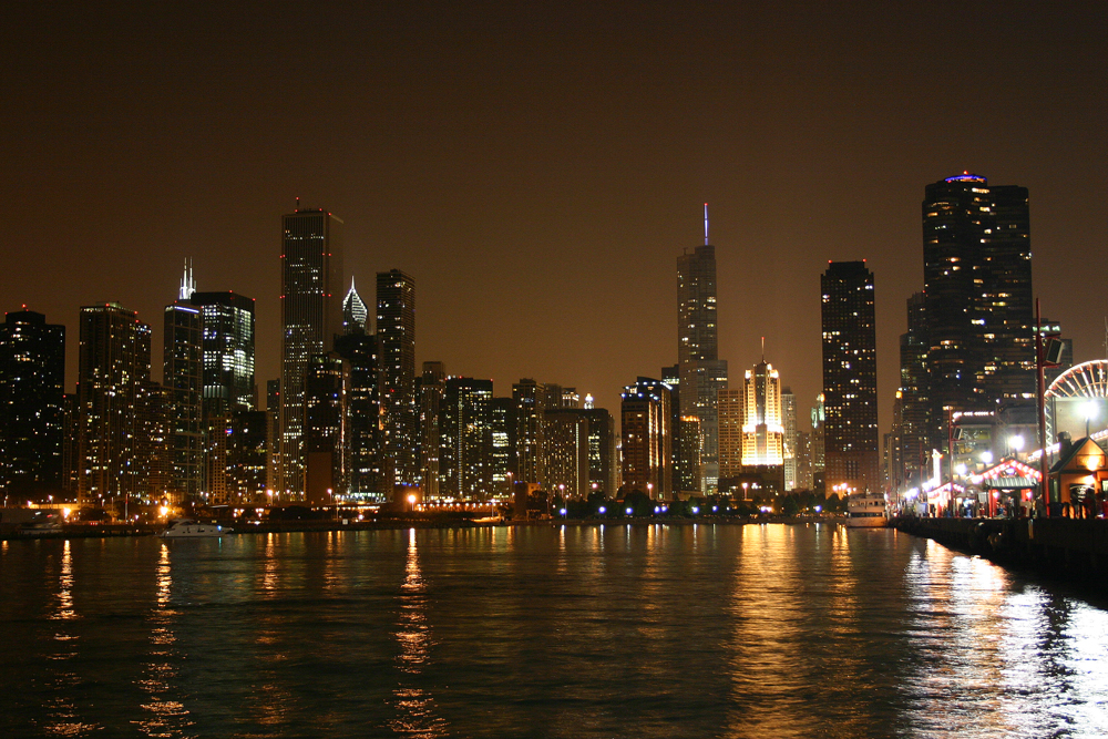 Chicago bei Nacht