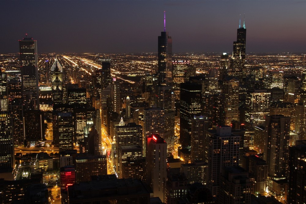 Chicago bei Nacht