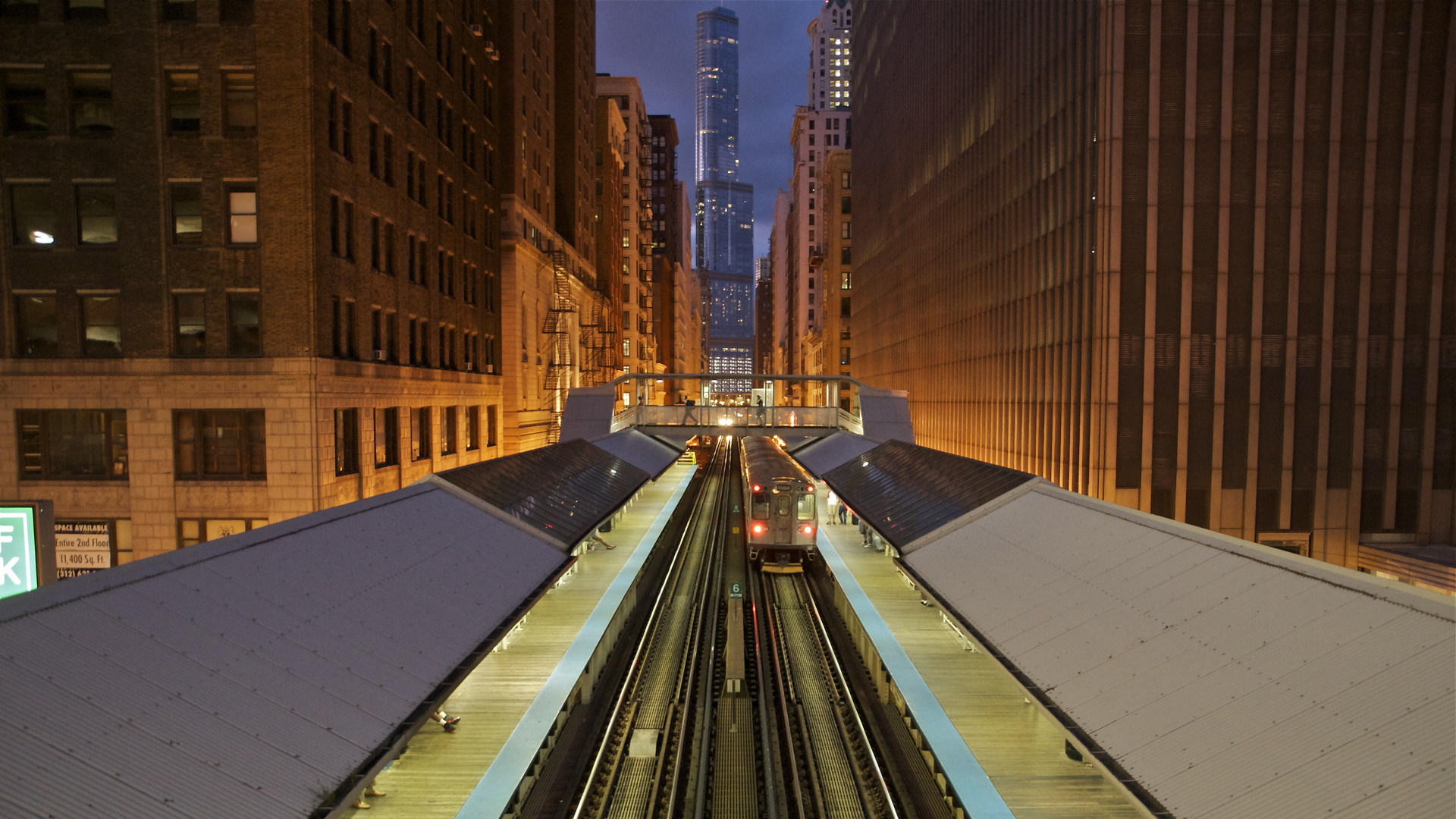 Chicago by night