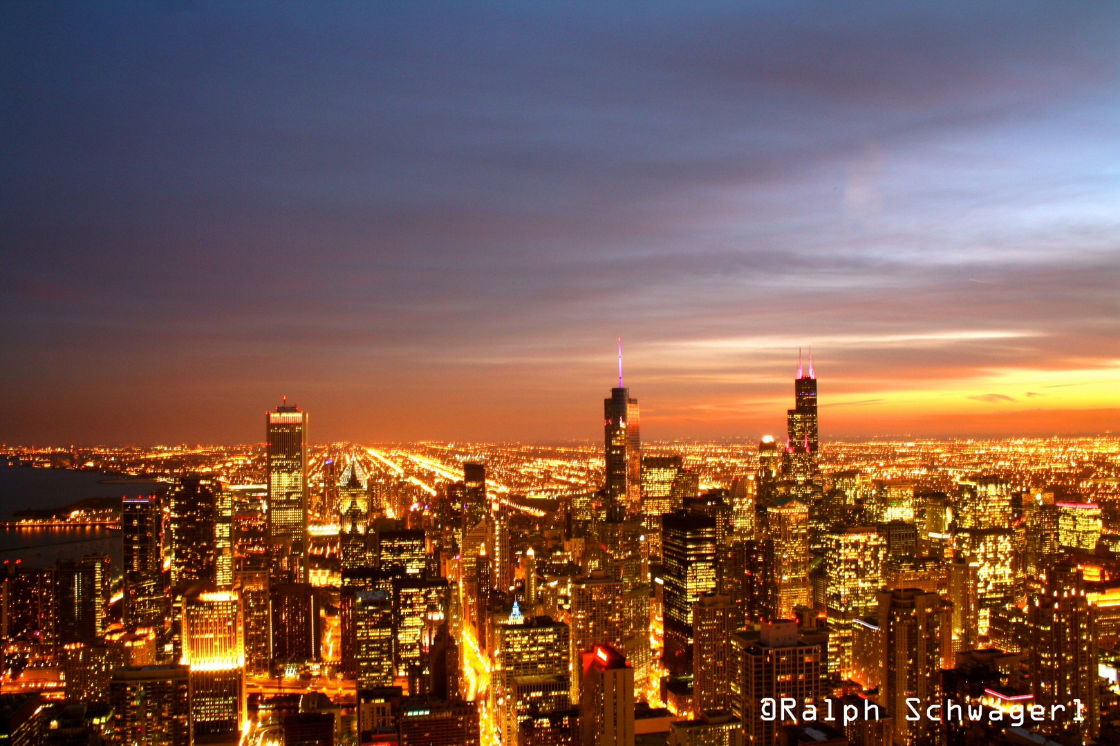 Chicago by night