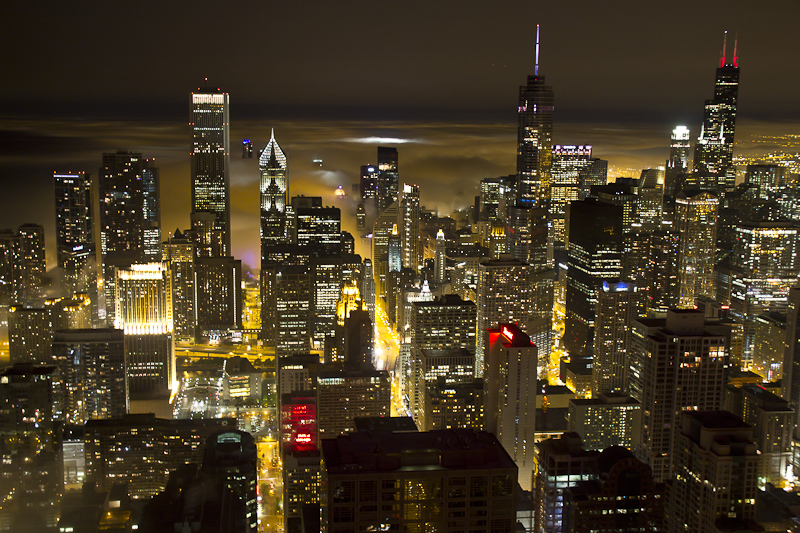 Chicago im Nebel