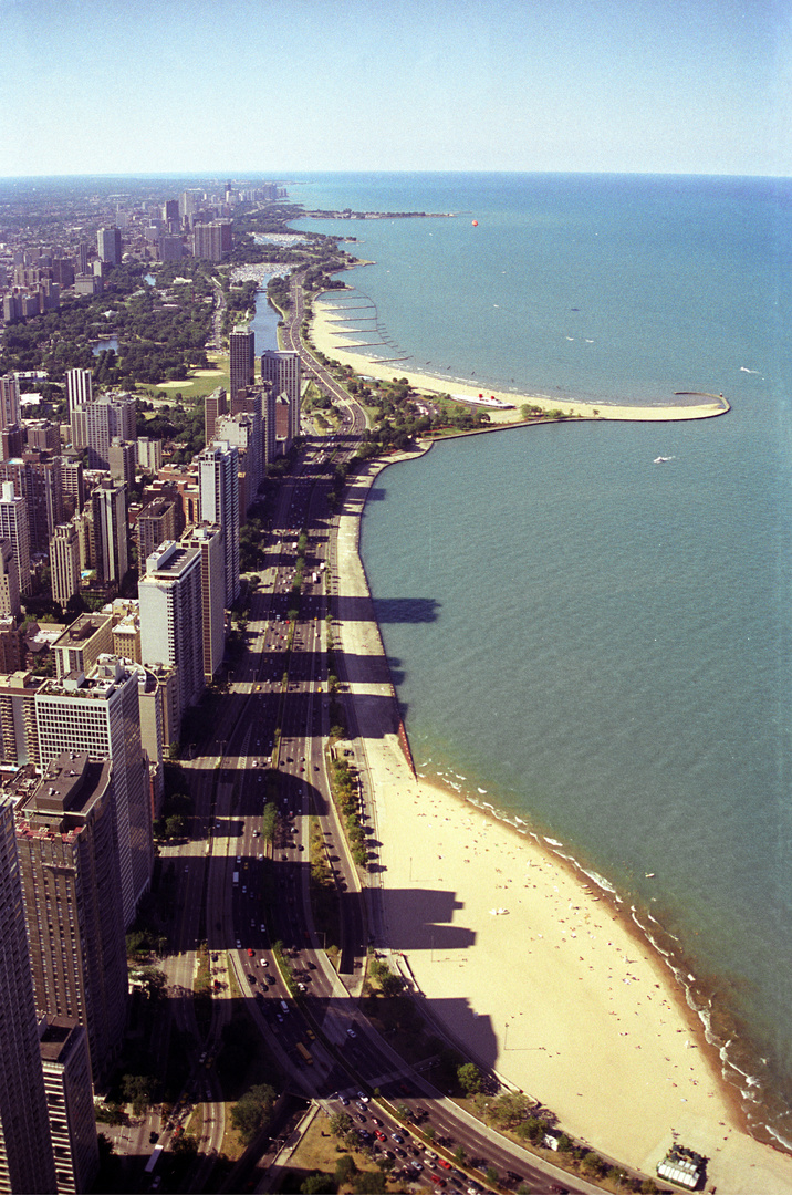 Chicago lange Schatten