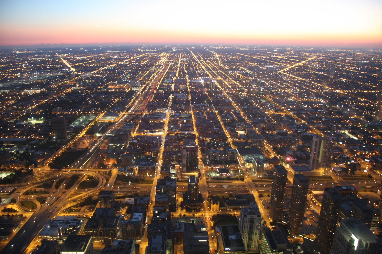 Chicago, Lichter bis zum Horizont