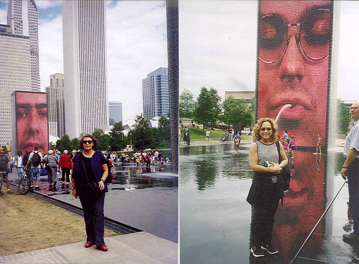 Chicago - Millennium Park Crown Fountain