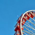 Chicago Navy Pier Riesenrad und Mond