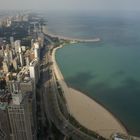 Chicago North Lake Shore vom Hancock Center Observatory