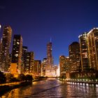 Chicago River at Night