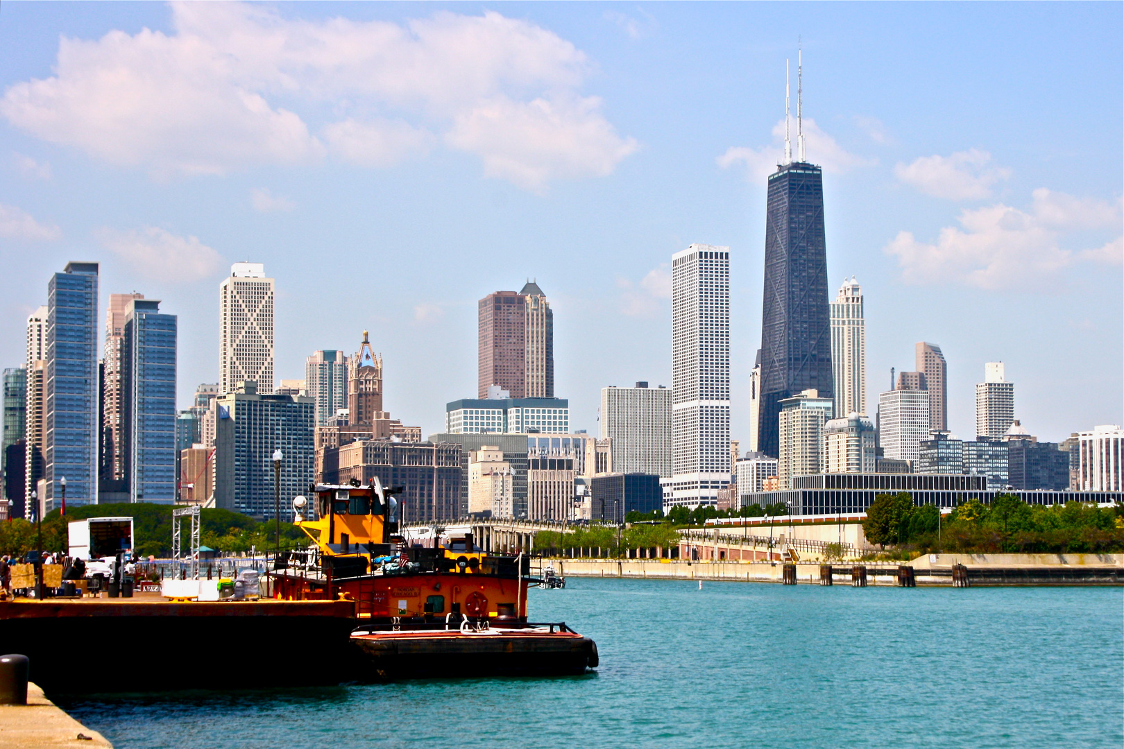 Chicago seen by Navy Pier