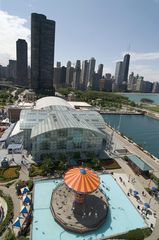 Chicago Skyline from Riesenrad