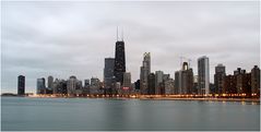 Chicago Skyline im Herbst