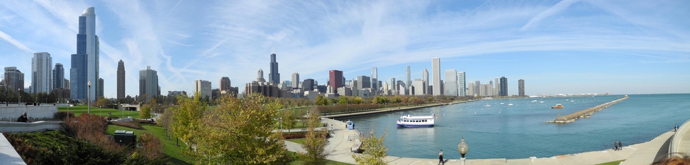 CHICAGO Skyline Pano in November 2010