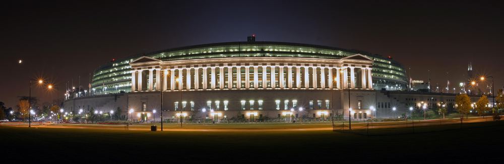 Chicago Soldier Field @ Night