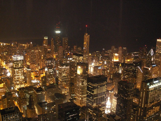 Chicago vom 103. Stock des Willis Tower (ehem. Sears Tower)