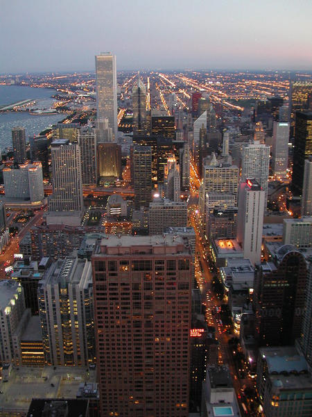 Chicago vom Hancock Tower September