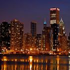 Chicago zur blauen Stunde