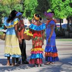 Chicas en el Parque Central