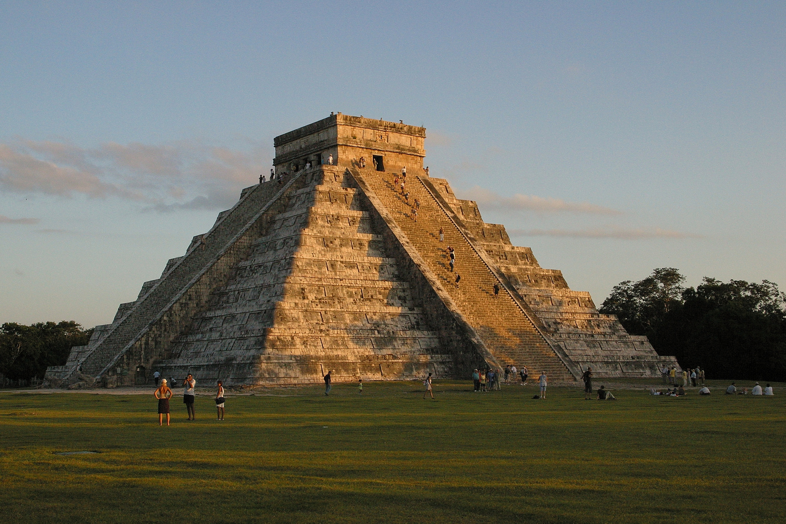 Chichen Itza in der Abenddämmerung