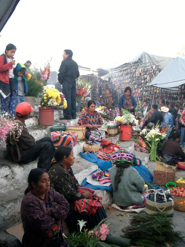 Chichicastenango "Farbenprächtige Marktscene"