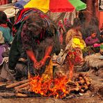 Chichicastenango- Opferfeuer