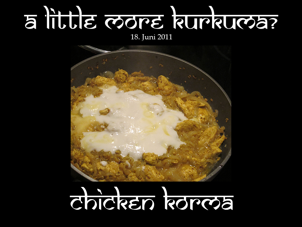 chicken korma