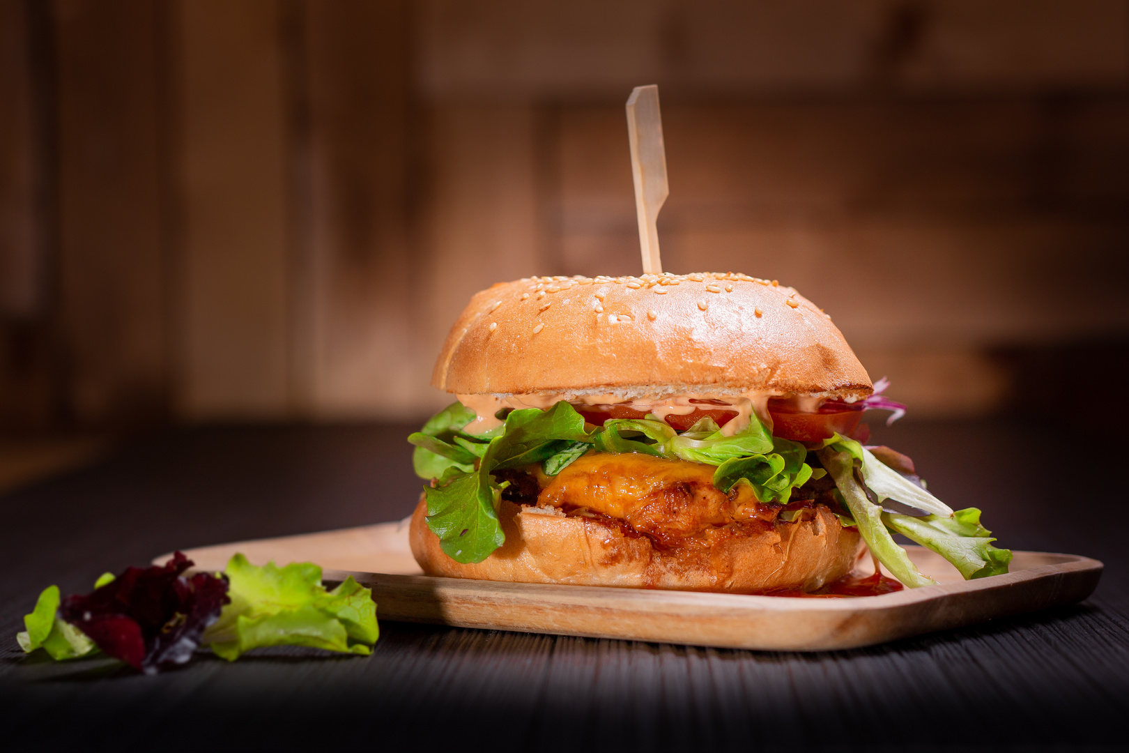 Chicken Teryaki Burger Shooting