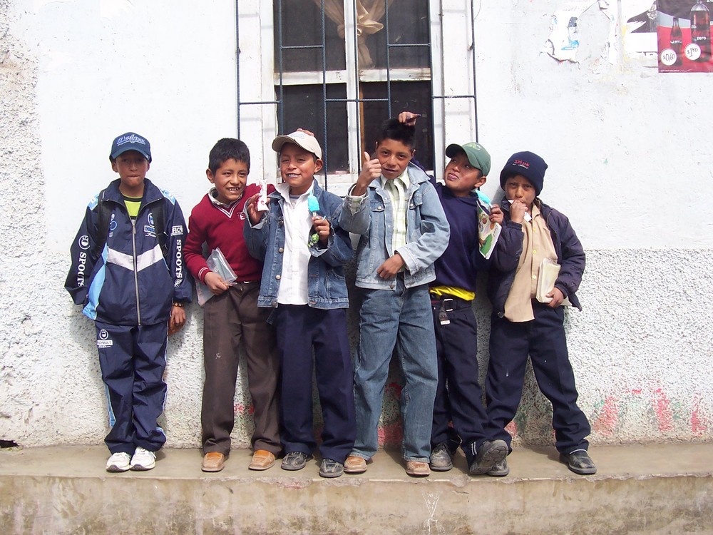 Chicos in Riobamba