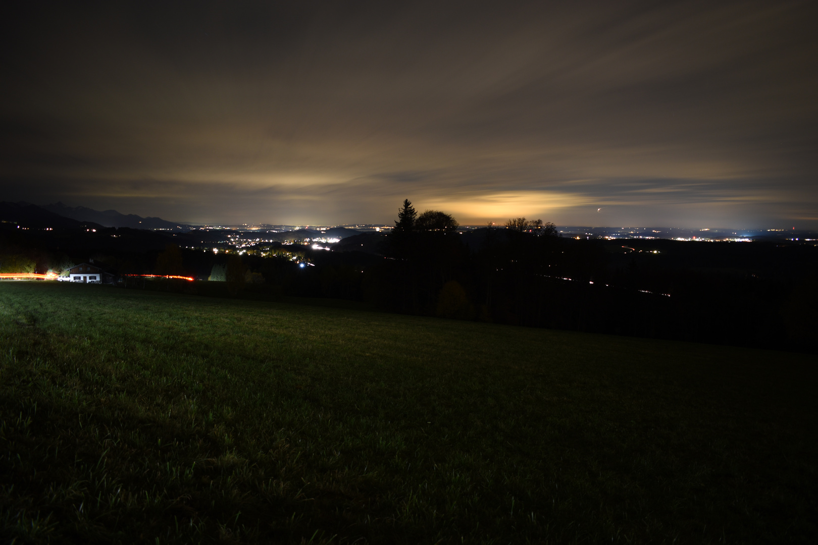 Chiemgau bei Nacht