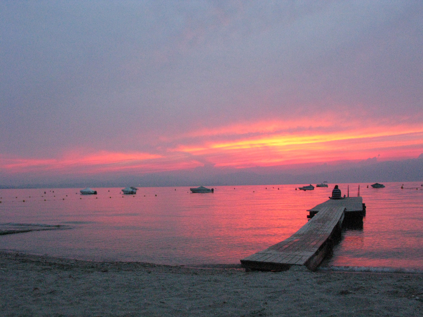 Chiemsee am Abend