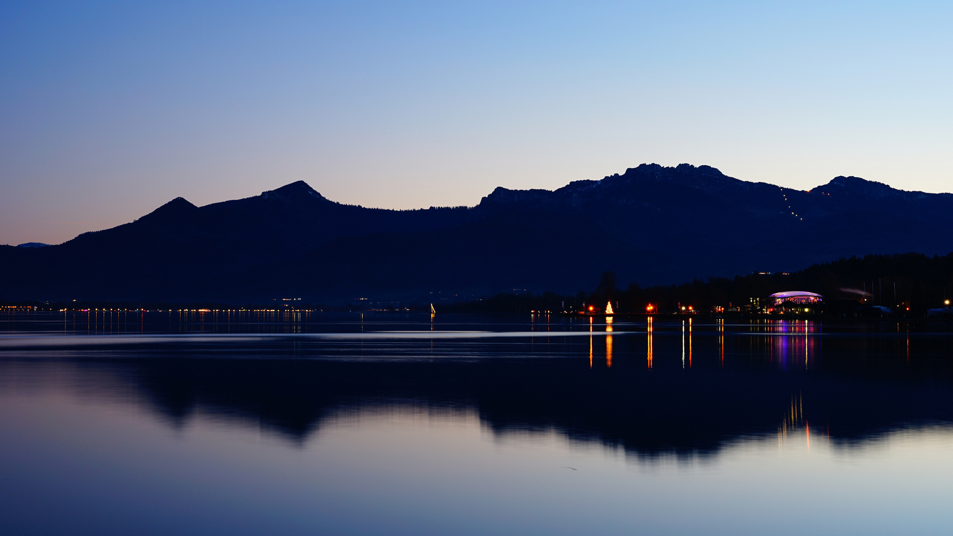 Chiemsee am Abend