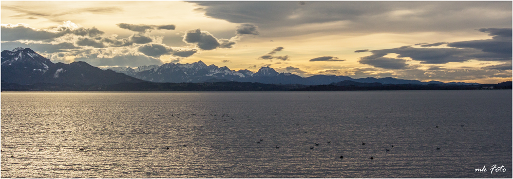 Chiemsee am Abend