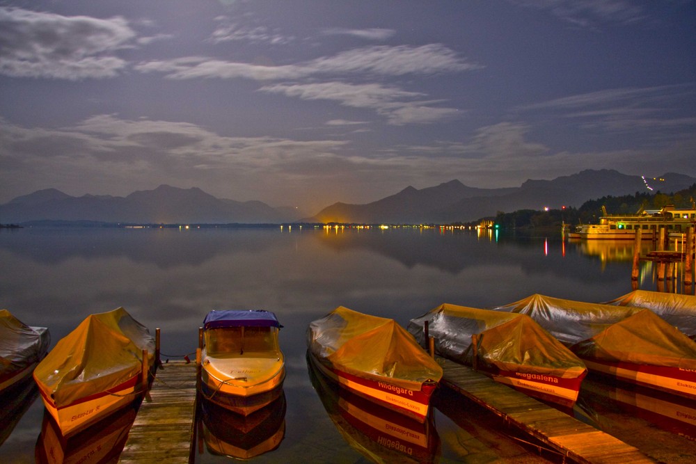 Chiemsee am Abend