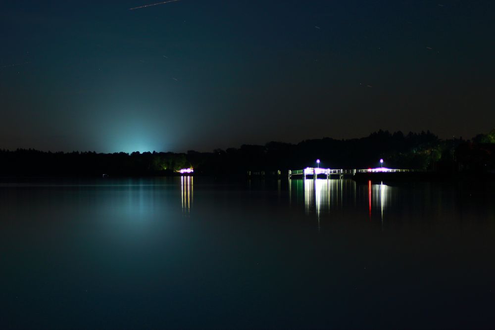 Chiemsee bei Nacht