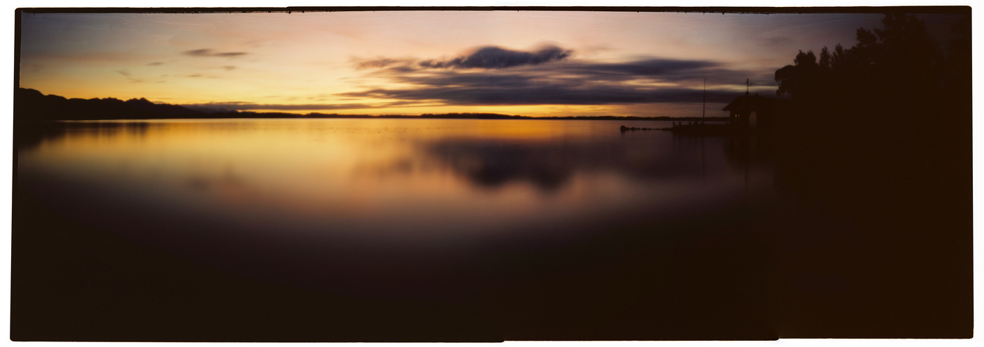 Chiemsee bei Sonnenuntergang