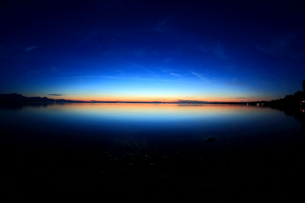 Chiemsee Blaue Stunde