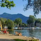 Chiemsee, Feldwieser Bucht mit Hochgern