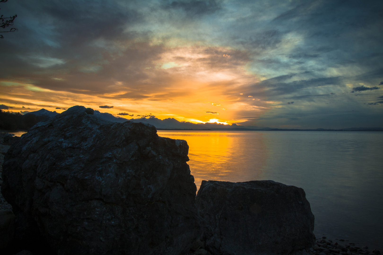 Chiemsee im Herbst