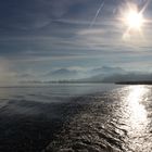 Chiemsee im Nebel