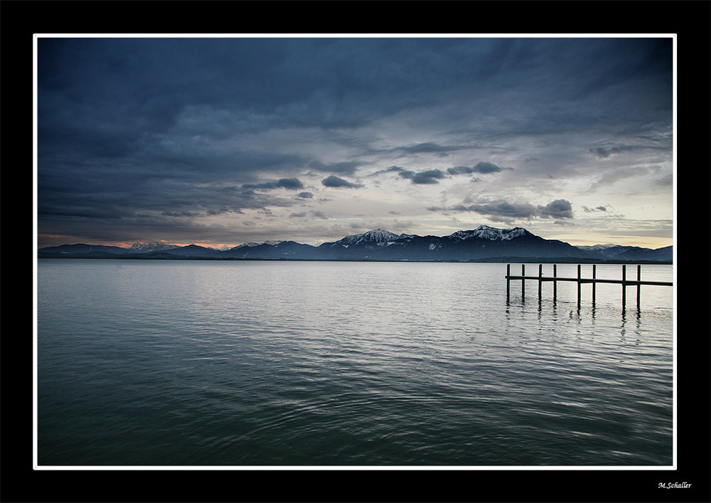 Chiemsee im Winter