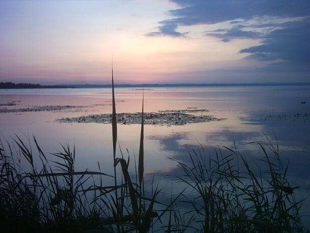 Chiemsee in Abendstimmung