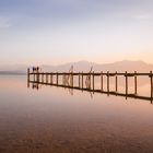 Chiemsee in Sahara Staub verhüllt 1