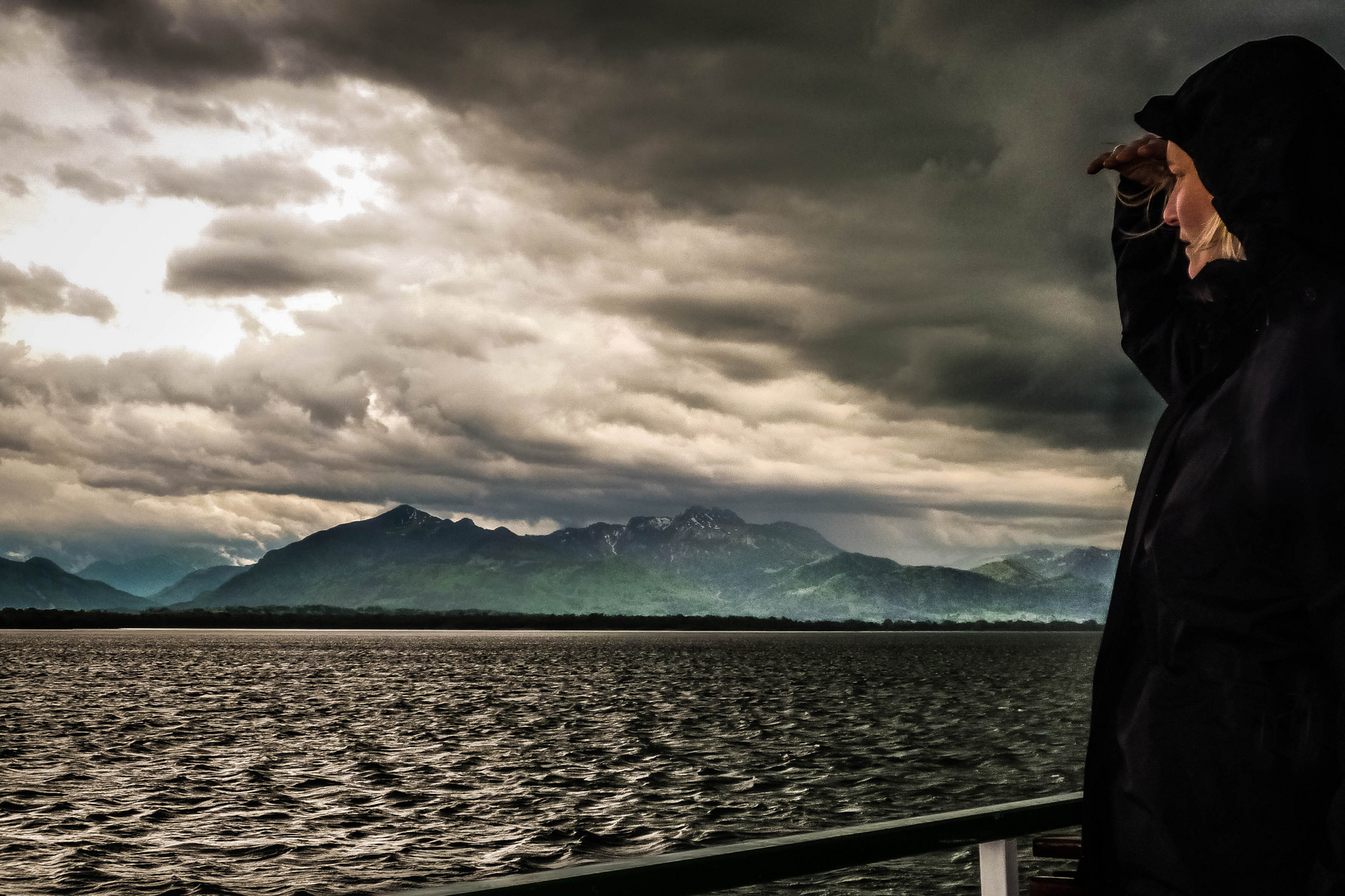 Chiemsee kurz vorm Donnerwetter