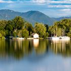 Chiemsee mit Blick Richtung Felden