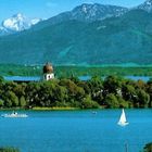 Chiemsee mit Fraueninsel 