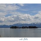 Chiemsee mit Inseln