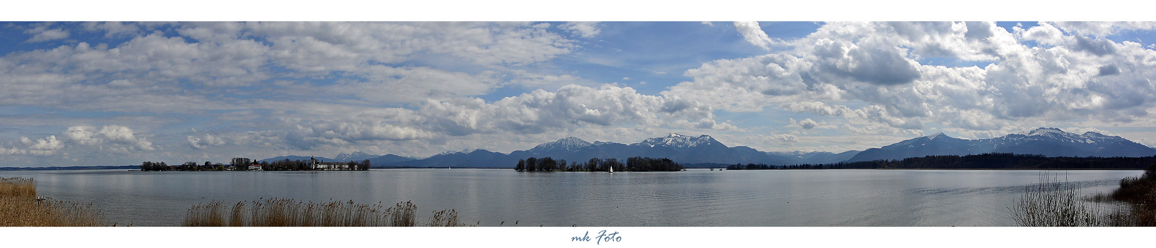 Chiemsee mit Inseln