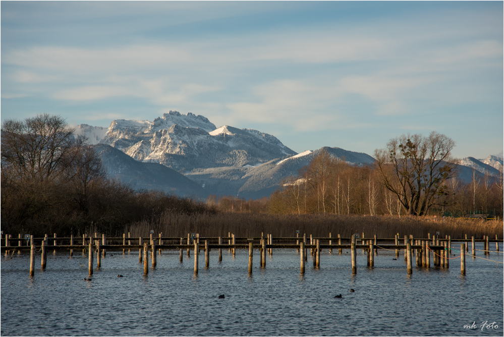 Chiemsee mit Kampenwand