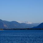 Chiemsee mit Kampenwand und Wilder Kaiser