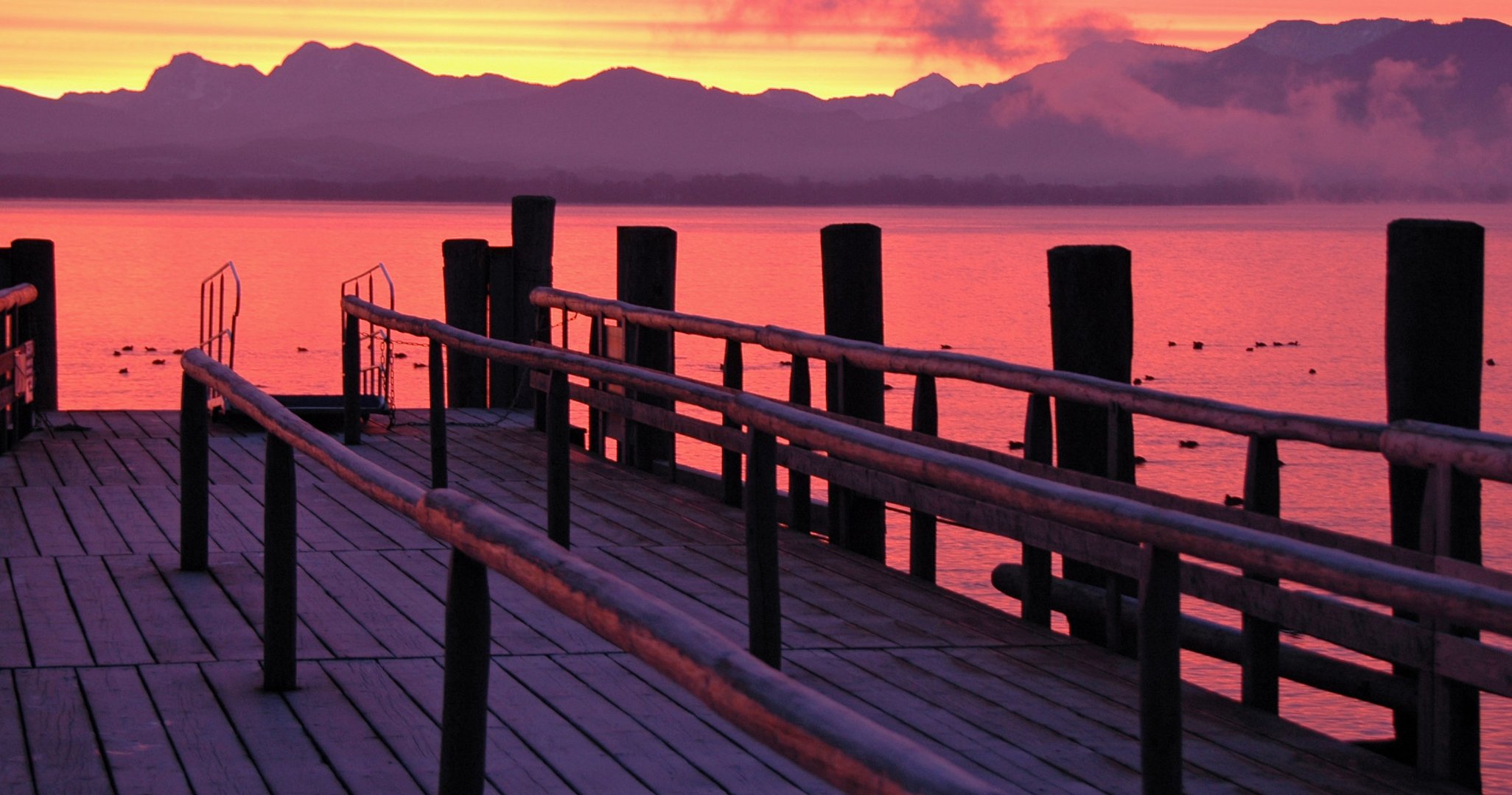 Chiemsee morgens um sieben